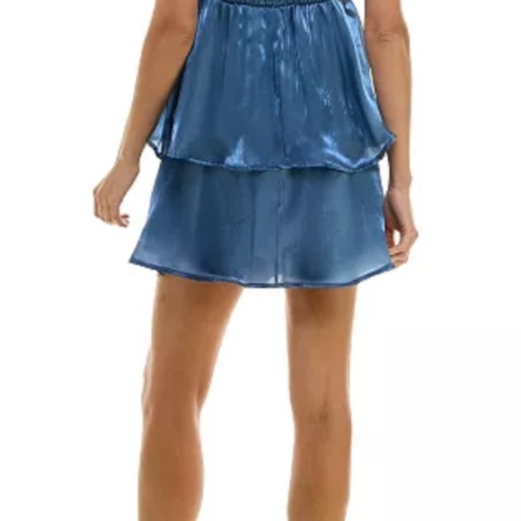 Elegant Blue Mini Dress - Picture 7 of 10